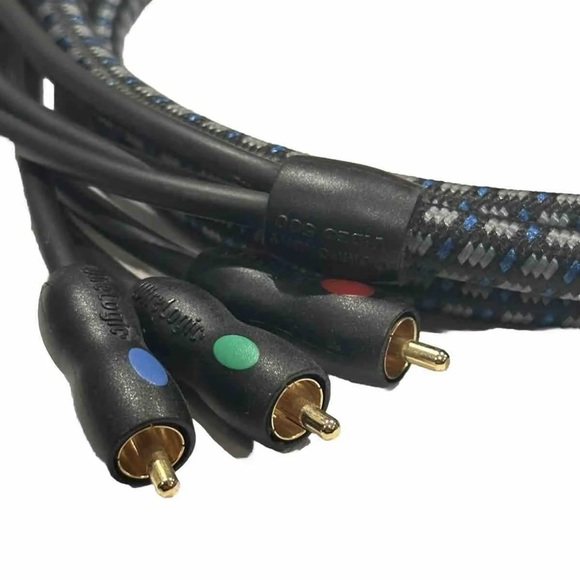Double Braided-Nylon 6' Component Video Cable - Picture 3 of 3